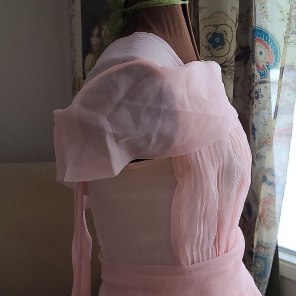 Vintage 50s 60s Tempo Togs Montreal Pink Dress Girls - Picture 10 of 12